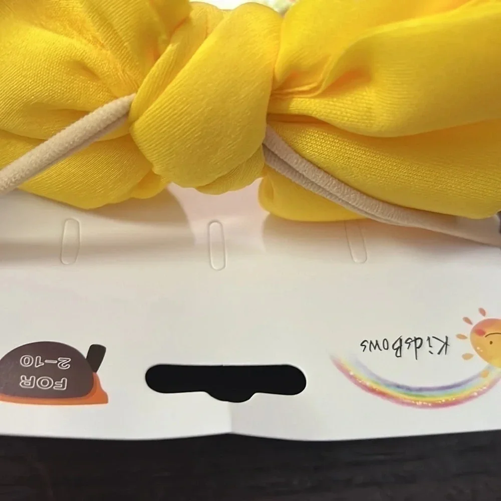 NEW daisy flower yellow sunglasses and hairbow set
